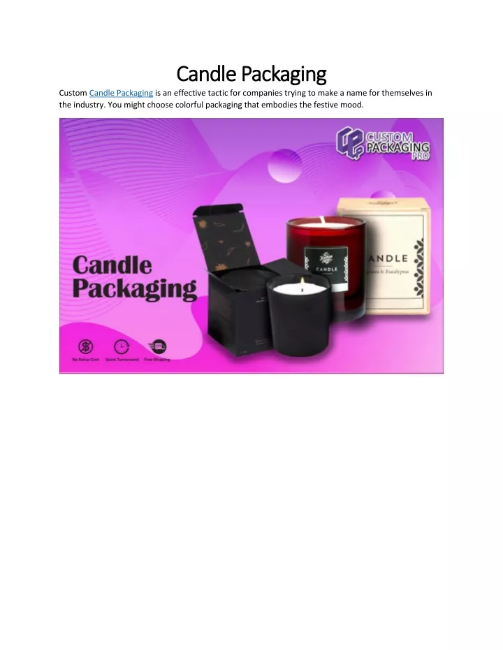 candle packaging candle packaging