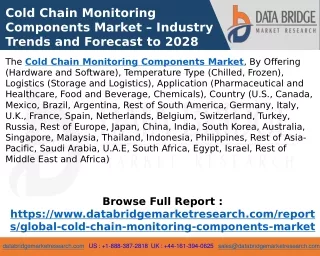 cold chain monitoring components market industry