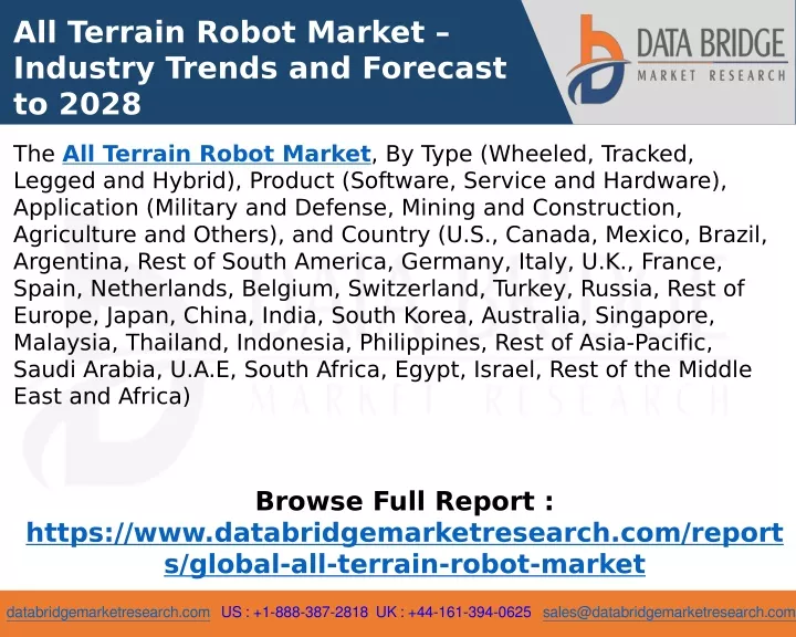 all terrain robot market industry trends