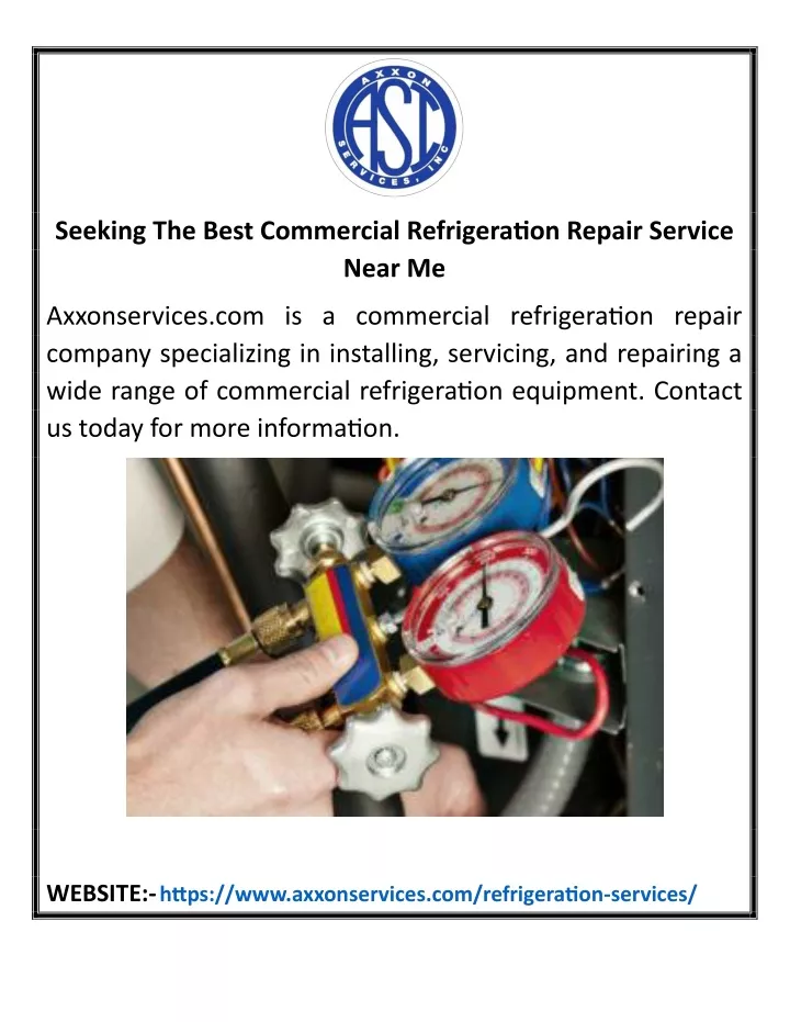 seeking the best commercial refrigeration repair
