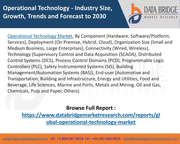 operational technology industry size growth