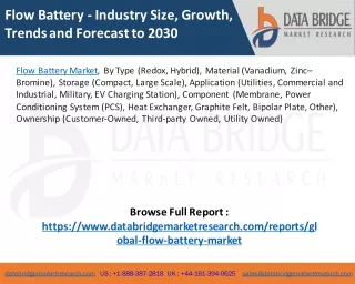 flow battery industry size growth trends