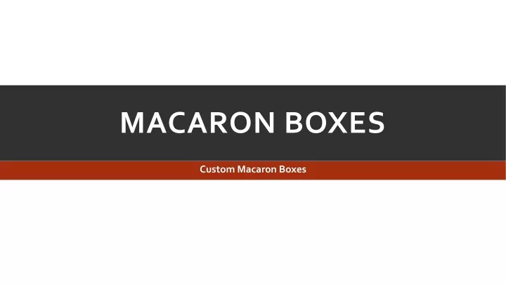 macaron boxes