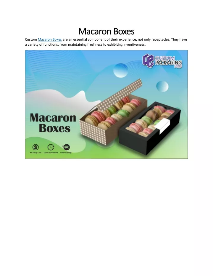 macaron boxes macaron boxes