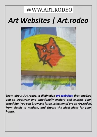 Art Websites  Art.rodeo