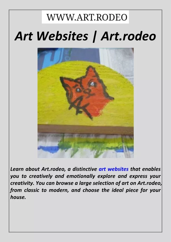 art websites art rodeo
