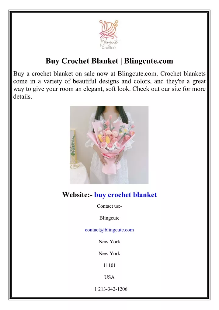 buy crochet blanket blingcute com