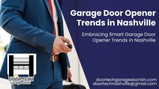 The Future of Home Security in Nashville: Smart Garage Door Solutions