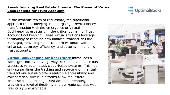 revolutionizing real estate finance the power