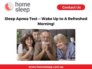 Sleep Apnea Test — Wake Up to A Refreshed Morning! (1)