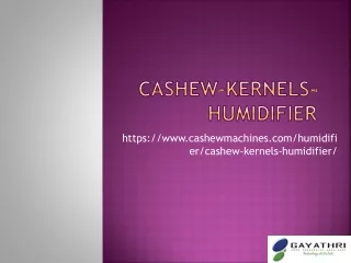 Cashew Humidifier, Cashew Kernel Humidifier, Cashew Kernels Humidifier