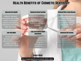 Health Benefits of Cosmetic Dentistry