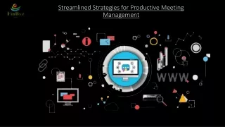 Streamlined Strategies for Productive Meeting Management