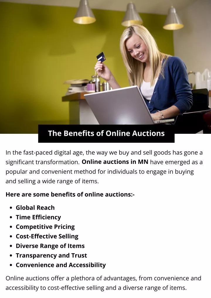 the benefits of online auctions