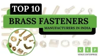 Top 10 Brass Fasteners Manufacturers in India