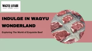 Exploring The World of Exquisite Beef