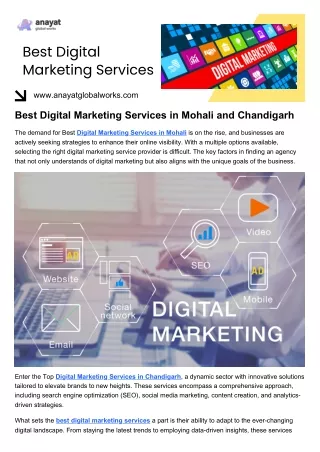 Best Digital Marketing Services