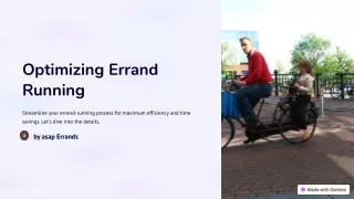 Optimizing-Errand-Running