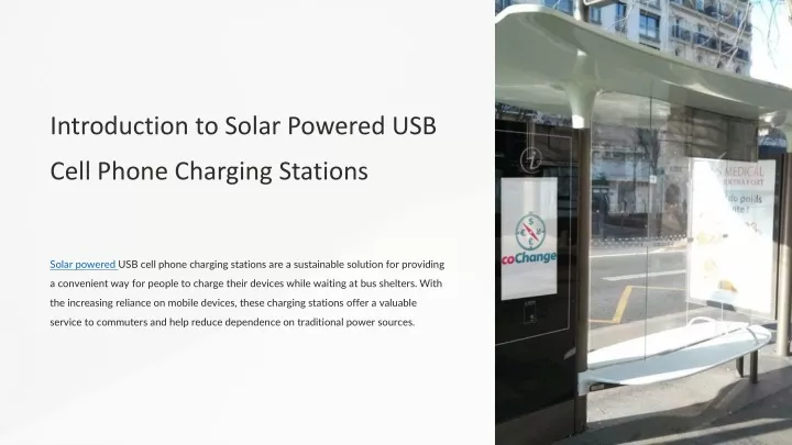 introduction to solar powered usb cell phone