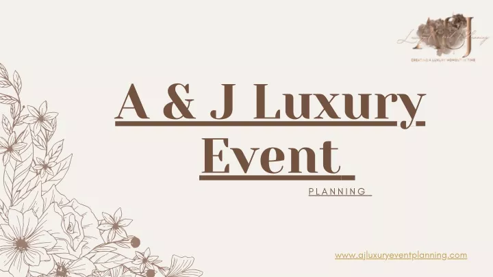 a j luxury event