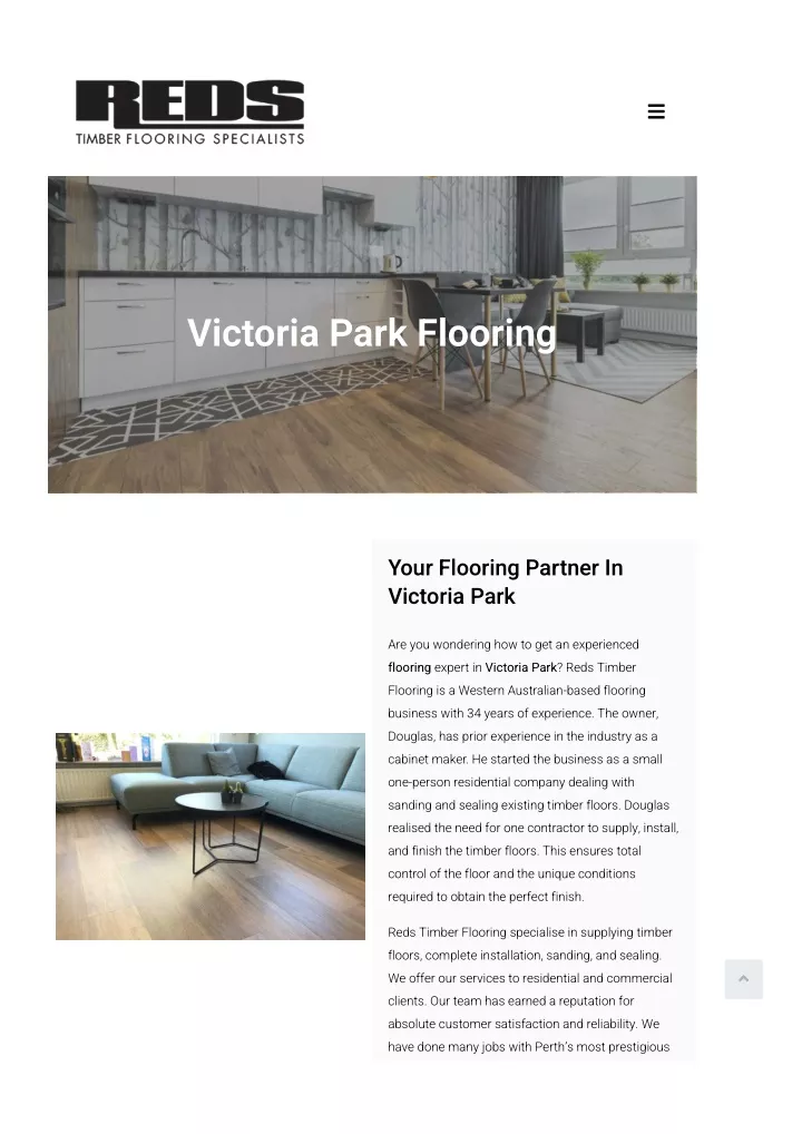 victoria park flooring