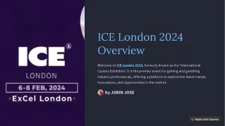 ICE London 2024: Navigating the Gaming Evolution