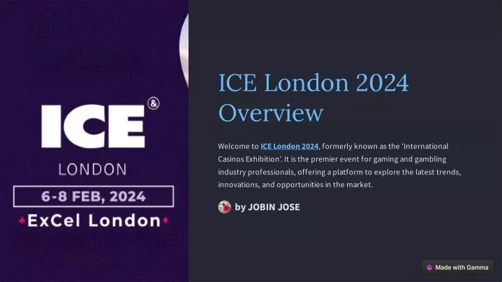 ice london 2024 overview