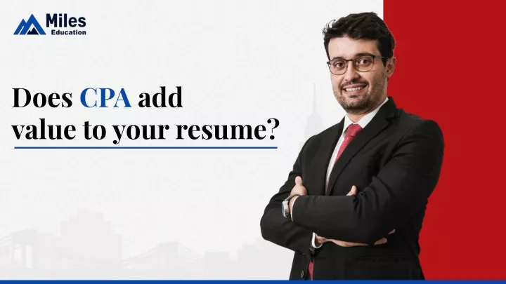 does cpa add value to your resume
