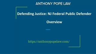 Defending Justice_ NJ Federal Public Defender Overview