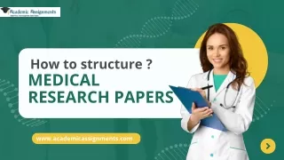 How to structure medical research papers?