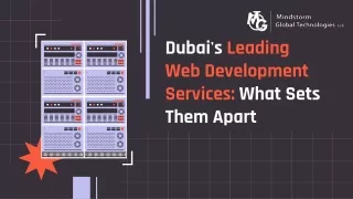 Dubai's Leading Web Development Services: What Sets Them Apart