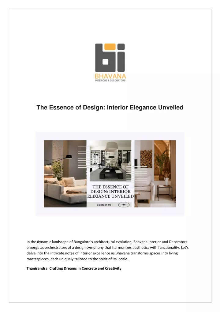 the essence of design interior elegance unveiled
