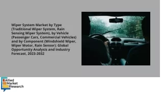 Wiper System Market PDF