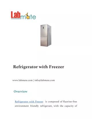 refrigerator with freezer