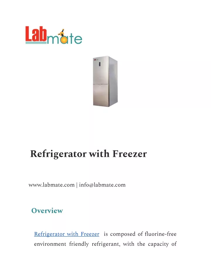refrigerator with freezer