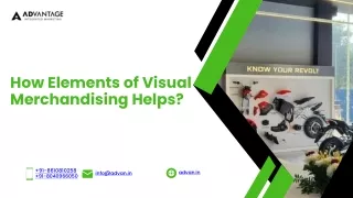 how elements of visual merchandising helps