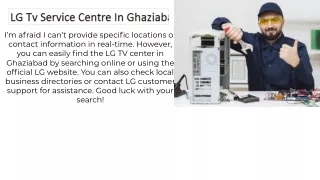 LG TV Service Center in Ghaziabad Expert Repairs and Quality Solutions