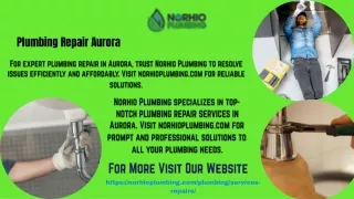 Plumbing Repair Aurora | Clogged Drain Aurora Water Heater.