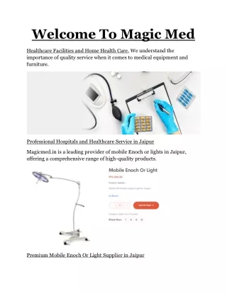 welcome to magic med