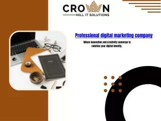 Affordable digital marketing IT agency-Crown Hill IT Solutions