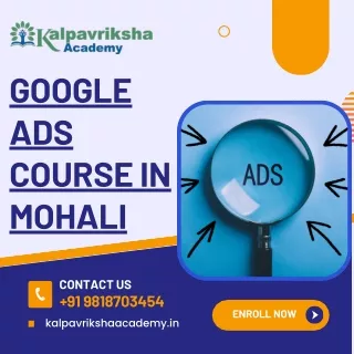 Google Ads Course In Mohali