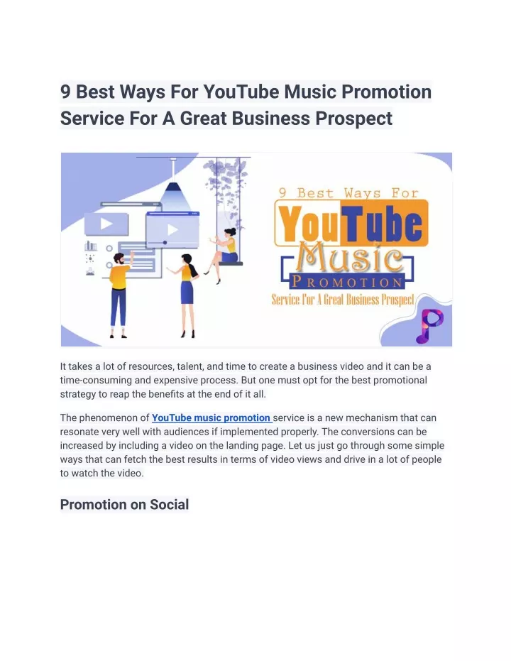 9 best ways for youtube music promotion service
