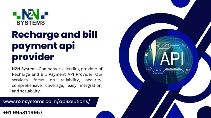 recharge and bill payment api provider