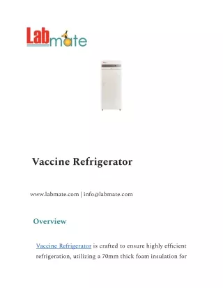 vaccine refrigerator