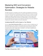 Mastering SEO and Conversion Optimization_ Strategies for Website Success - slide 1