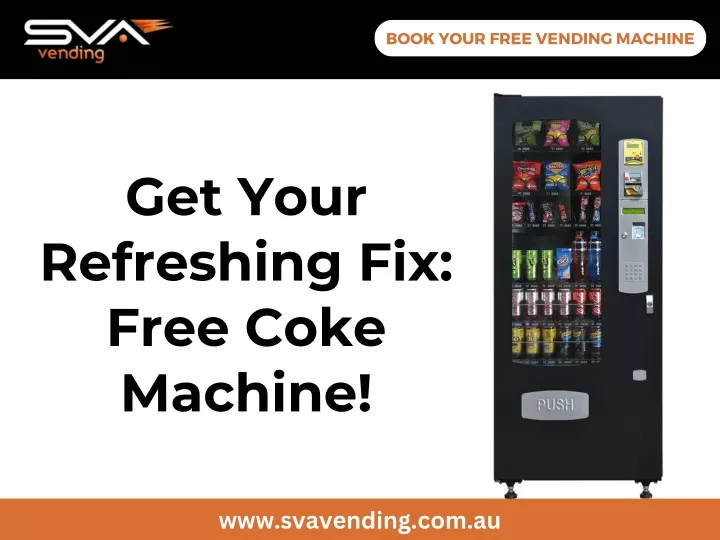 book your free vending machine