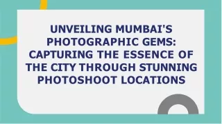 Best photoshoot places in mumbai
