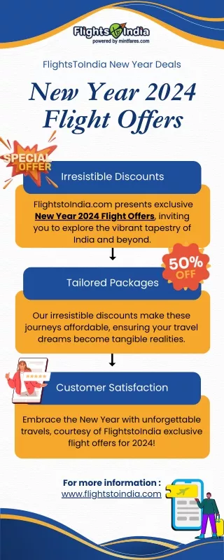 Unleash the Magic of 2024 with Irresistible New Year Flight Offers to India!