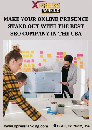 Make your online presence stand out with the best SEO company in the USA