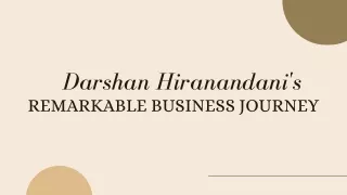 darshan hiranandani s
